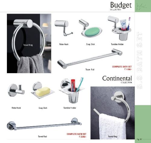 JVC Brass S.S Bath Set