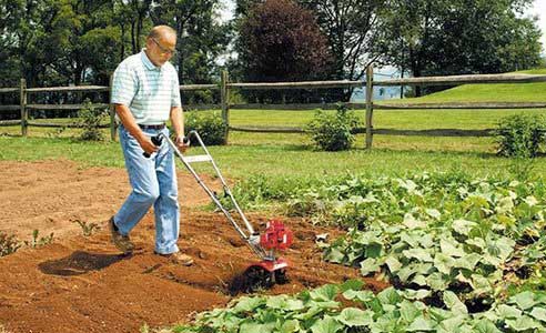 Lightweight Garden Tiller