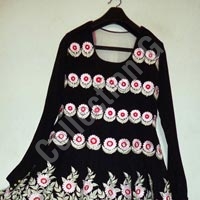 Designer Kurtis, Neck Style : Round Neck