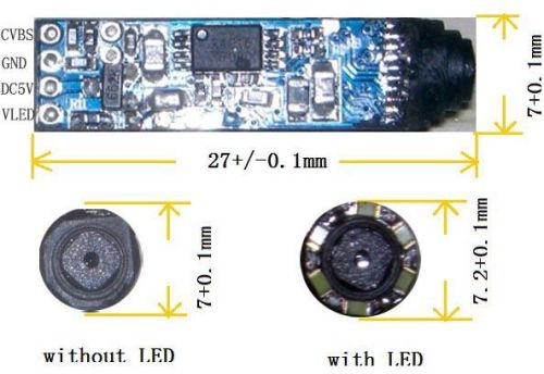 420,000 Pixel HD Endoscope Camera Module