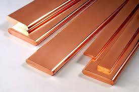 Rectangular Copper Flat Bar, For Construction, Industry, Width : 100-150mm