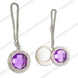 Compact Mirror Key Chain