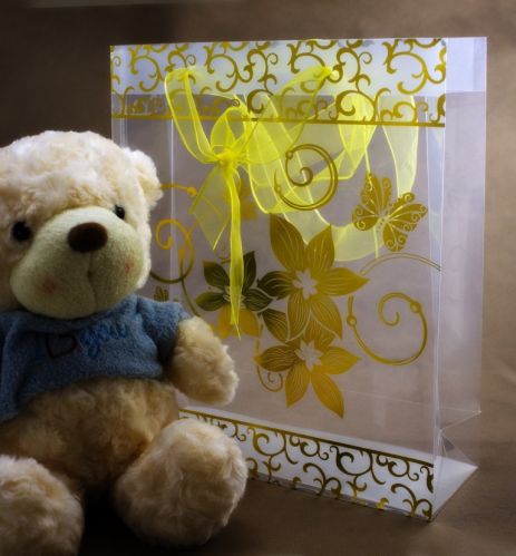 2011 The Newest Design Hot Stamping Plastic Gift Bag