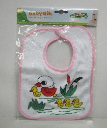 1pk Cotton Baby Bib