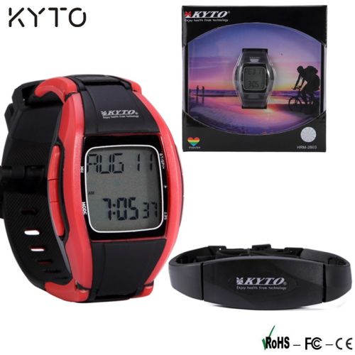 Pulse Watch With Chest Belt/strap, Packaging Type : black + red