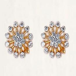 Gold Diamond Earrings