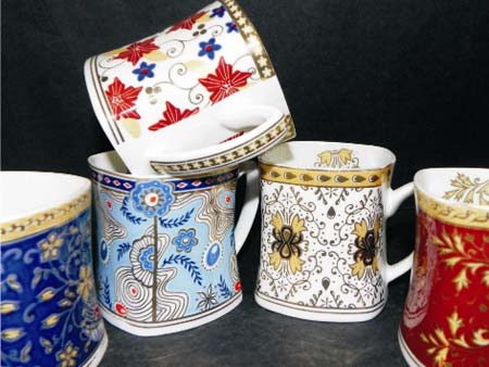 Deluxe Gold Series Coffee Mugs