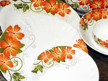 Floral Chain Series Dinner Set (MW - 03)