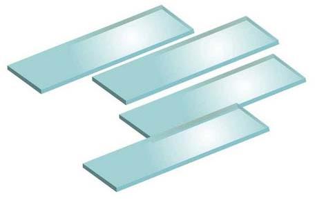 Glass Slides, For Chemical Laboratory, Pathology Lab, Packaging Type : Paper Packets, Plastic Packets