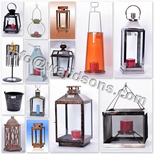 Metal Lanterns, Color : Mixture