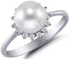 Pearl Stone Ring