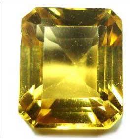 Emerald Polished Yellow Topaz Stones, For Making Jewellery, Size : 0-10mm