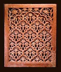 Intricate Sandstone Lattice
