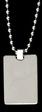 Small Plain Dog Tag