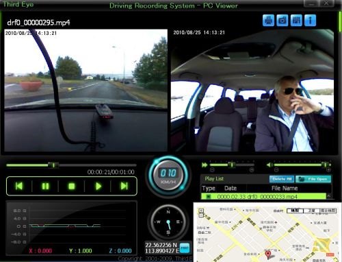 2ch Car Black Box With Double Cameras Jjt-878 Jjt-978