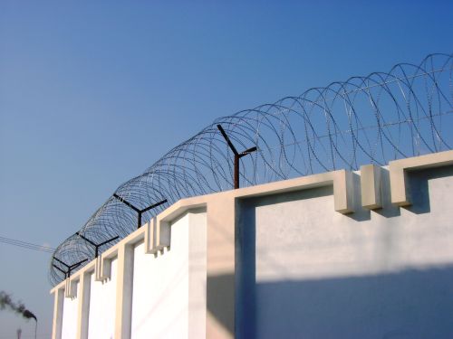 Razor Wire Punched Tape Concertina Coils