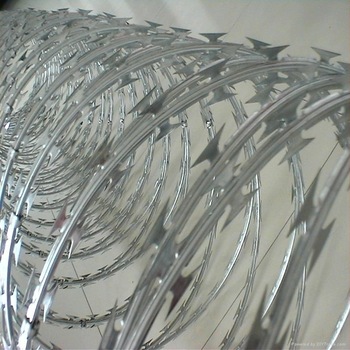 ZONATE Iron Single Coil Razor Wire