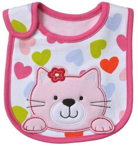 Cotton Baby Bibs, Size : 10.75 Inches