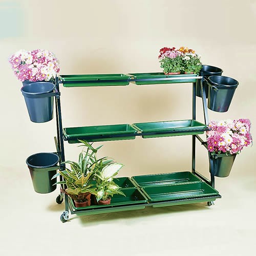 Florist/flower Stand-gcdb-06 Six Bucket With Eight Tray Plant Stand