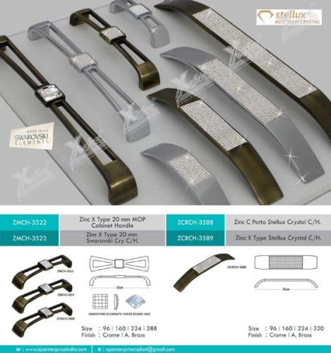 Cabinet Stellux Crystal Handles