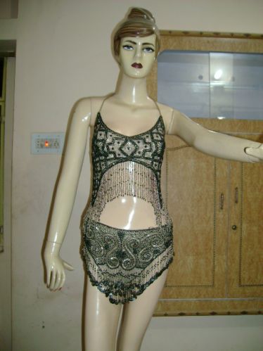 Beaded Ladies Dress, Technics : Hand Made