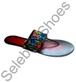 Ladies Leather Slippers (SS-006)