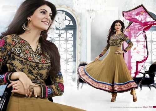 Anarkali Style Churidar Kameez, Size : Customized Up To 42