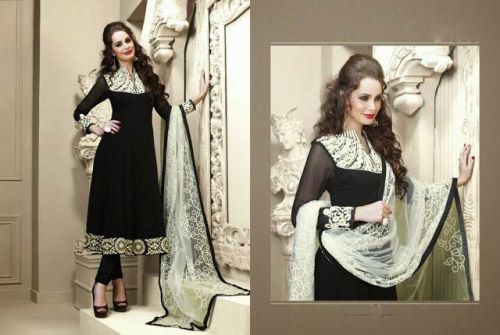 Anarkali Style Churidar Kameez, Size : Customize Up To 42'