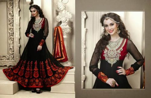 Anarkali Style Churidar Kameez, Size : Customized Up To 42'