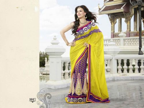 Party Wear Embroidered Saree