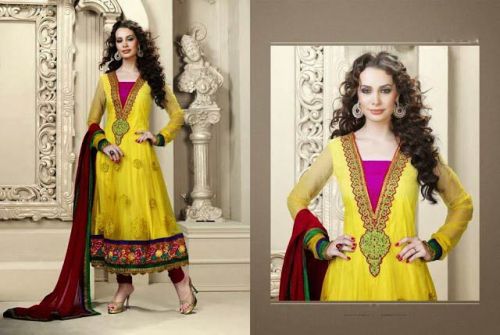 Dhanashree Bollywood Anarkali Churidar Kameez, Size : Customize Up To 42'