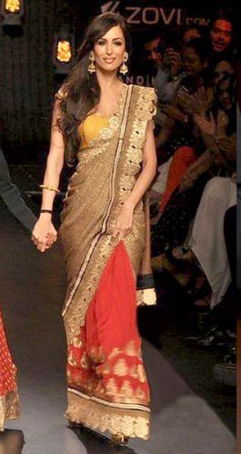 Malaika Arora Khan Style Saree