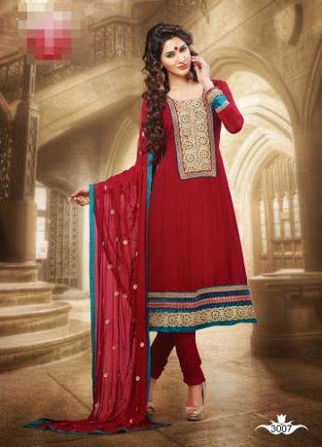 Party Wear Designer Georegtte Anarkali Suits