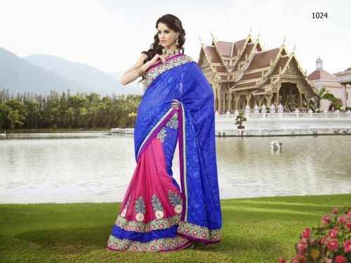 Dhanashree Party Wear Embroidered Saree