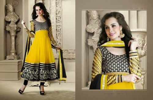 Bollywood Anarkali Style Churidar Kameez, Size : Custumized Up To 42'