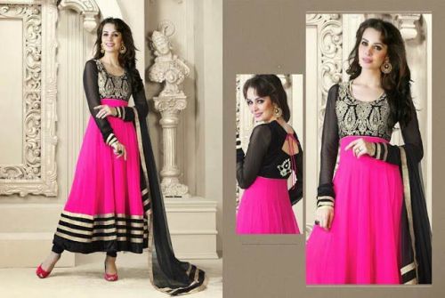 Bollywood Anarkali Style Churidar Kameez, Size : Customize Up To 42'