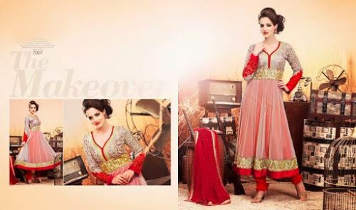 Stunning Look Bollywood Style Attractive Embroidered Wedding Churidar Kameez