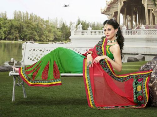 Party Wear Embroidered Saree