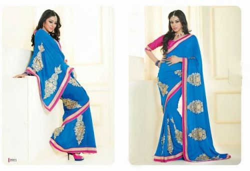 Stylish Party Wear Indian Designer Saree