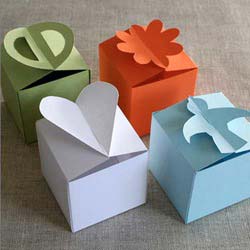 Plain Handmade Gift Paper Boxes, Shape : Square