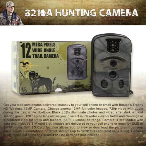 Waterproof Ip54 Most Popular Hunting Camera, Brand Name : Bestok