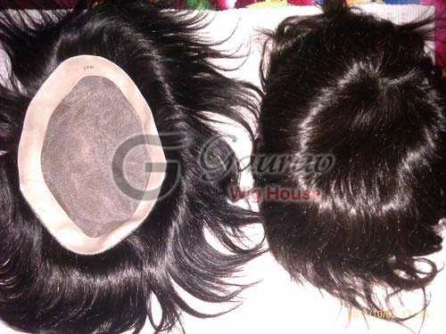Filament Patch Hair Wig, Style : Straight