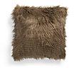 FAUX FUR FEATHER PILLOW