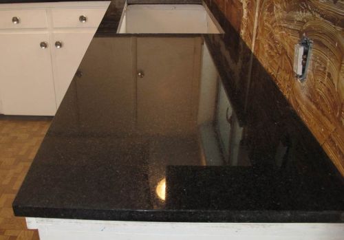 Black Pearl Polished Granite Slabs