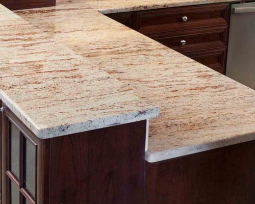 Ivory Brown Gang Saw Granite Slabs