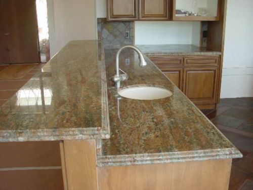 Granite Slabs, Color : Brown