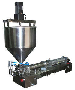 Semi Automatic Thick Sauce Filling Machine