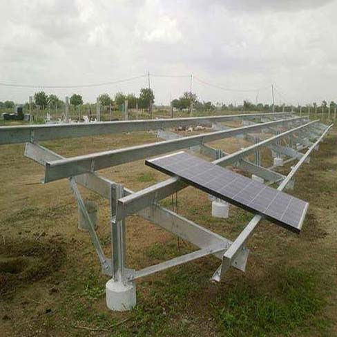 Steel Solar Purlins, Color : Silver