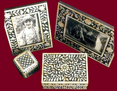 Pearl Inlay Photo Frames