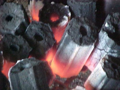 Carbonized Sawdust Charcoal Briquettes